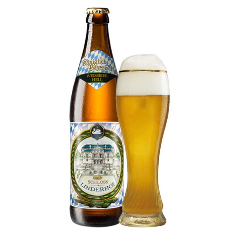 国内现货 白啤330ml*24瓶/箱 德国原装进口Linderhof林德霍夫啤酒 巴伐利亚王室精酿